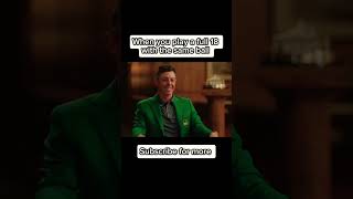 That feeling when you finish with the same ball after 18 #golf #funny #rorymcllroy #golfshorts