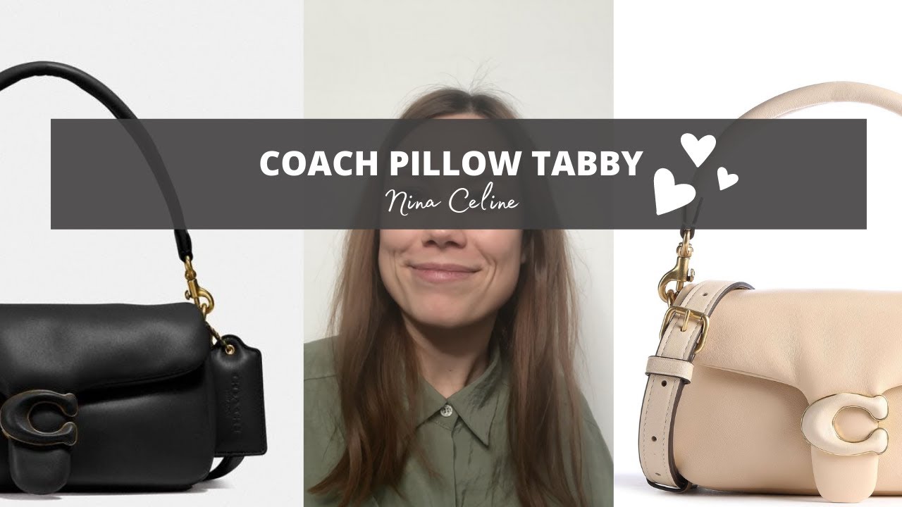 coach pillow tabby black