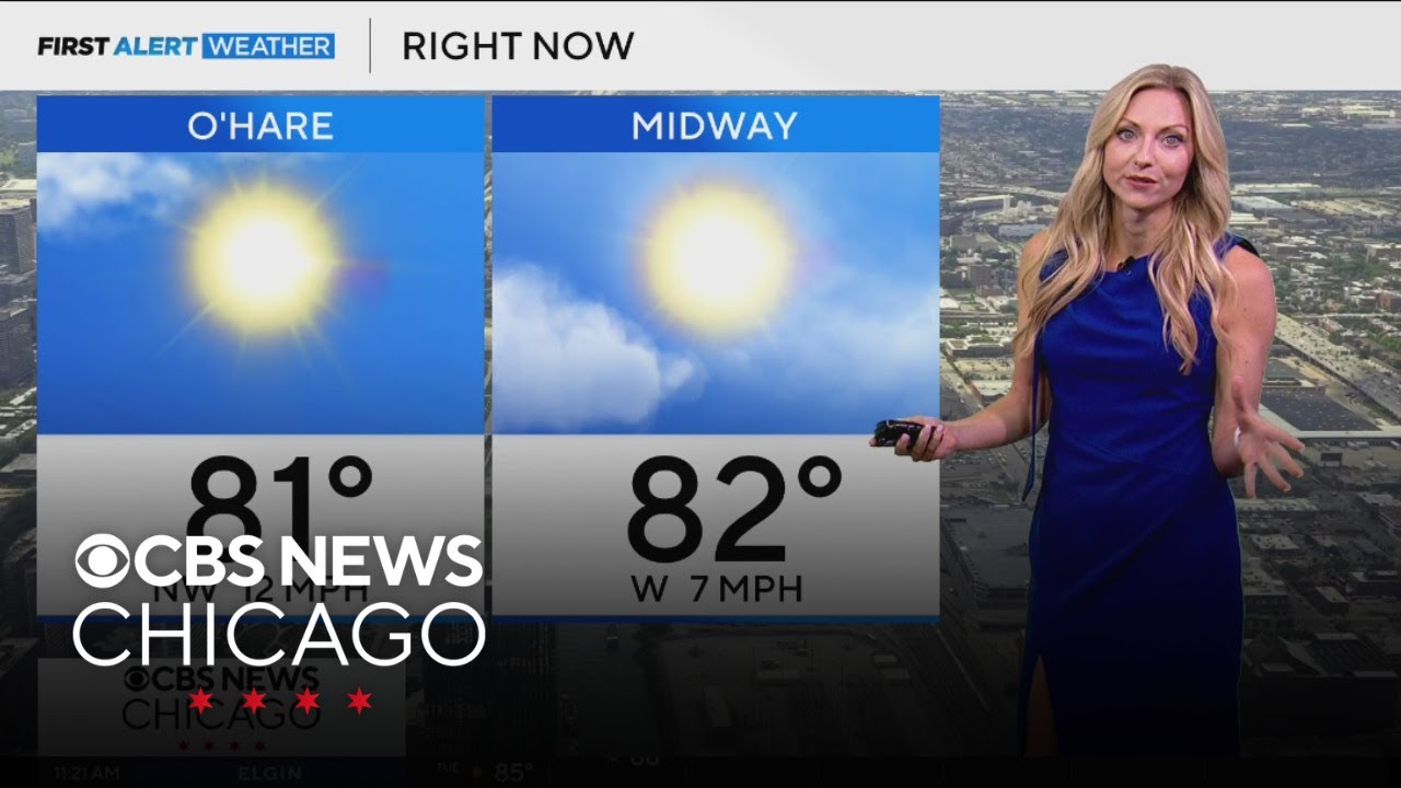 Heat on the way for the Chicago area - YouTube