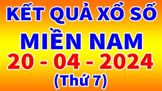 Kết quả xổ số miền nam hôm nay thứ 7 ngày 20\/4\/2024 (XSHCM, xs Long An, xs Bình Phước, xs Hậu Giang)