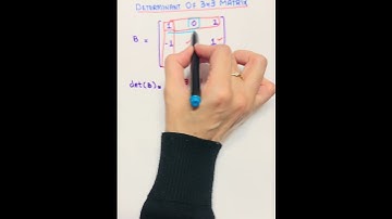 Determinant of 3x3 Matrix in 1 Minute. #algebra #education #maths #mathdotcom