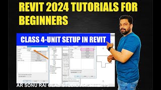 Revit Architecture 2024 tutorials for beginners II Unit setup in Revit (Class-4)