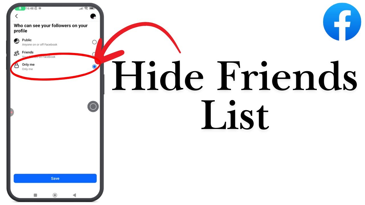 How To Hide Friends List On Facebook | Full Guide 2026 - YouTube