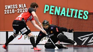 20 AWESOME Floorball Penalties | Swiss NLA 2018-2020