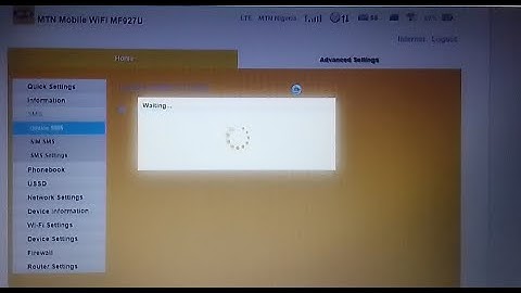 How to fix sms inbox timeout on a ZTE MiFi
