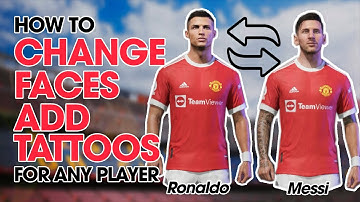 How to CHANGE FACES & ADD TATTOOS for any player / FIFA Cheat Table tutorials