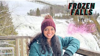 Montmorency Falls | Qubec Tour | Frozen Falls | Montrealtrip #vlog3 || Canada Telugu Vlogs by Swathi Santi 374 views 2 years ago 11 minutes, 38 seconds