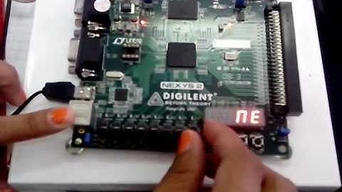 VHDL --- Manejo de display de siete segmentos