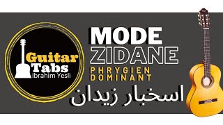 Video thumbnail of "Istikhbar Zidane - Mode Phrygien Dominant en Ré / Tablature Guitare Dz / استخبار زيدان"