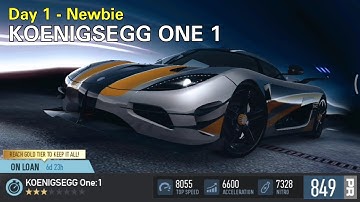 KOENIGSEGG ONE 1 (Day 1 - Newbie) | Need for Speed: No Limits