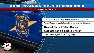 Suspect charged in Isabella County home invasion case