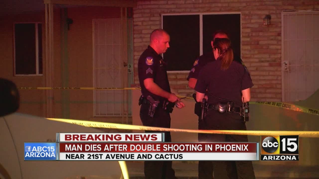 Man dies after double shooting in Phoenix - YouTube