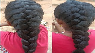 beautiful ponytail hairstyle | 2 differents of Stylesh hairstyle |wedding hairstyle for girls