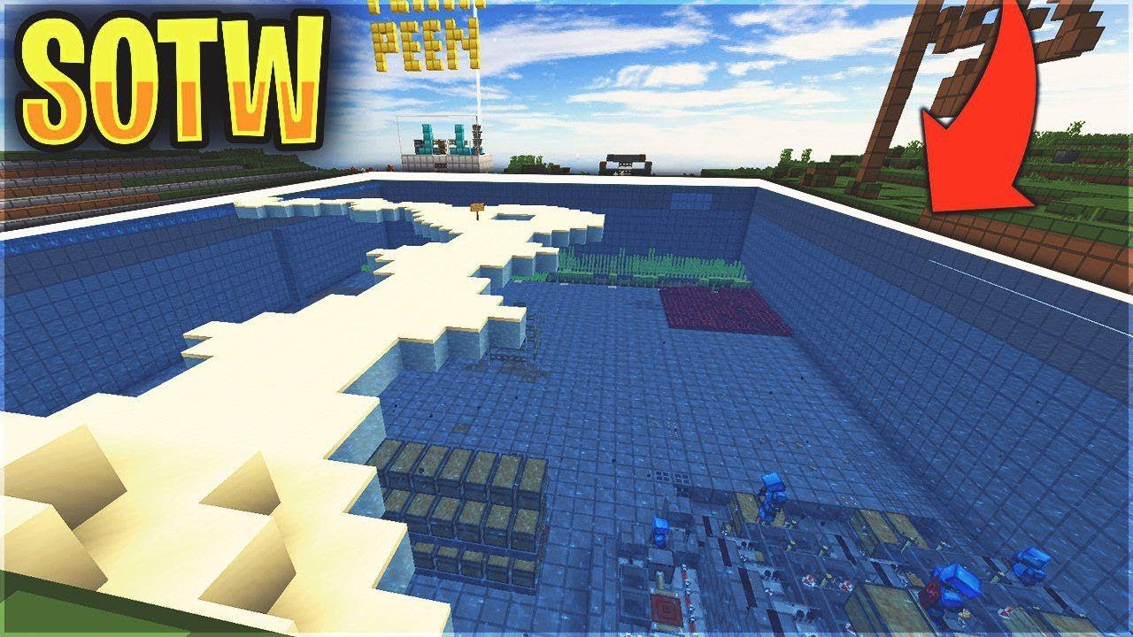 LIVING UNDERWATER #1 - SOTW & MAKING FINUP RAIDABLE | Minecraft HCF - YouTube