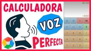 Mejor aplicación de CALCULADORA por VOZ para Android screenshot 1