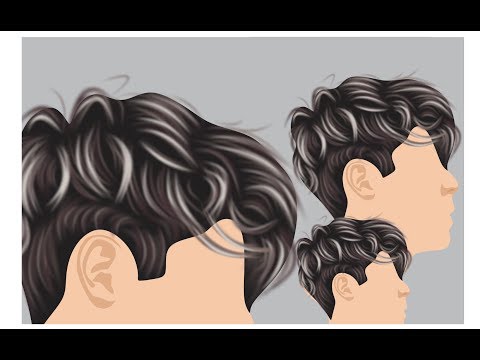 COMO FAZER FIOS DE CABELOS REALISTAS NO COREL DRAW TUTORIAL CARICATURA