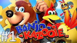 Banjo-Kazooie Lets Play 100% Episode 1 - Guh-Huh