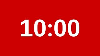10 Minute Timer - 600 Second Countdown