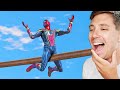 Reacting To HILARIOUS Spiderman Fails in GTA 5