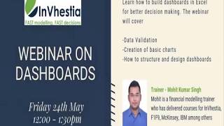 InVhestia Webinar on  Dashboards