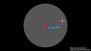 AI solves 5-link inverse kinematics | Python AI project