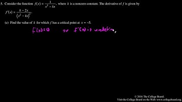 2015 AP Calculus BC Free Response 5c