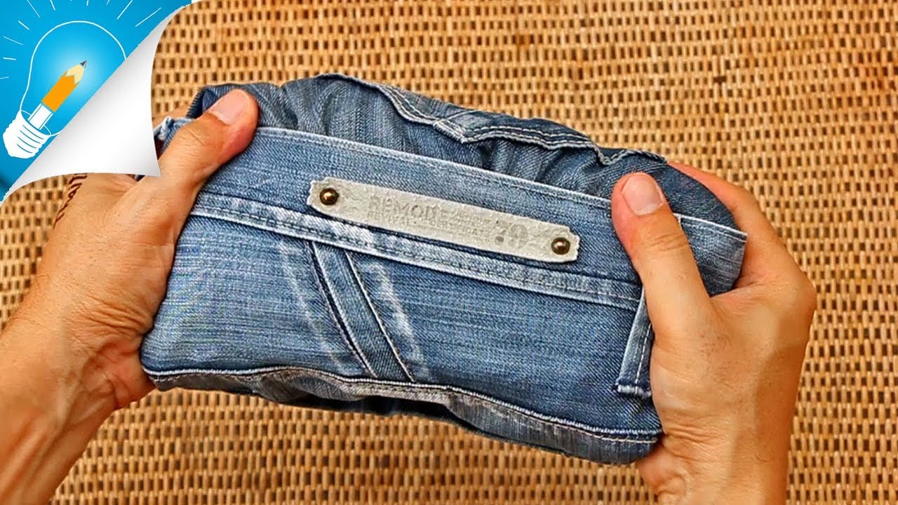 How to Fold Jeans & Pants for Travel MrDaveHax YouTube