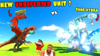 SHINCHAN New Undefeated Unit vs THOR HYDRA in Animal Revolt Battle Simulator TERROR with CHOP