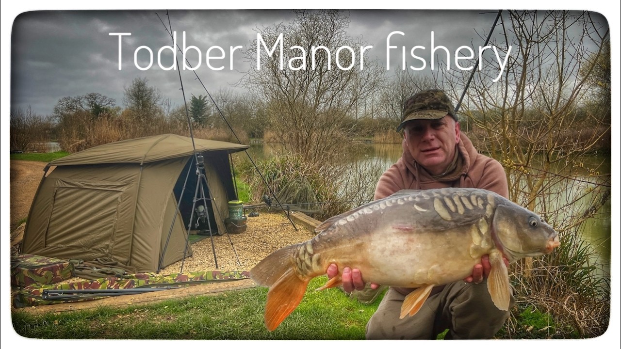 Первый карп 2026 года?! 🎣 Сессия на водоеме Todber Manor Fishery + Встреча с легендами YouTube, с...