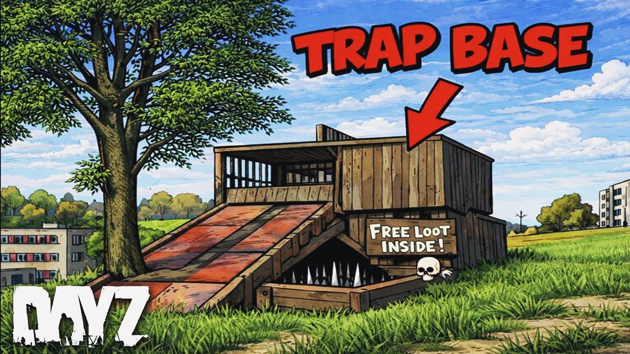 How A TRIO BUILT A 4000 IQ TRAP BASE In DayZ!