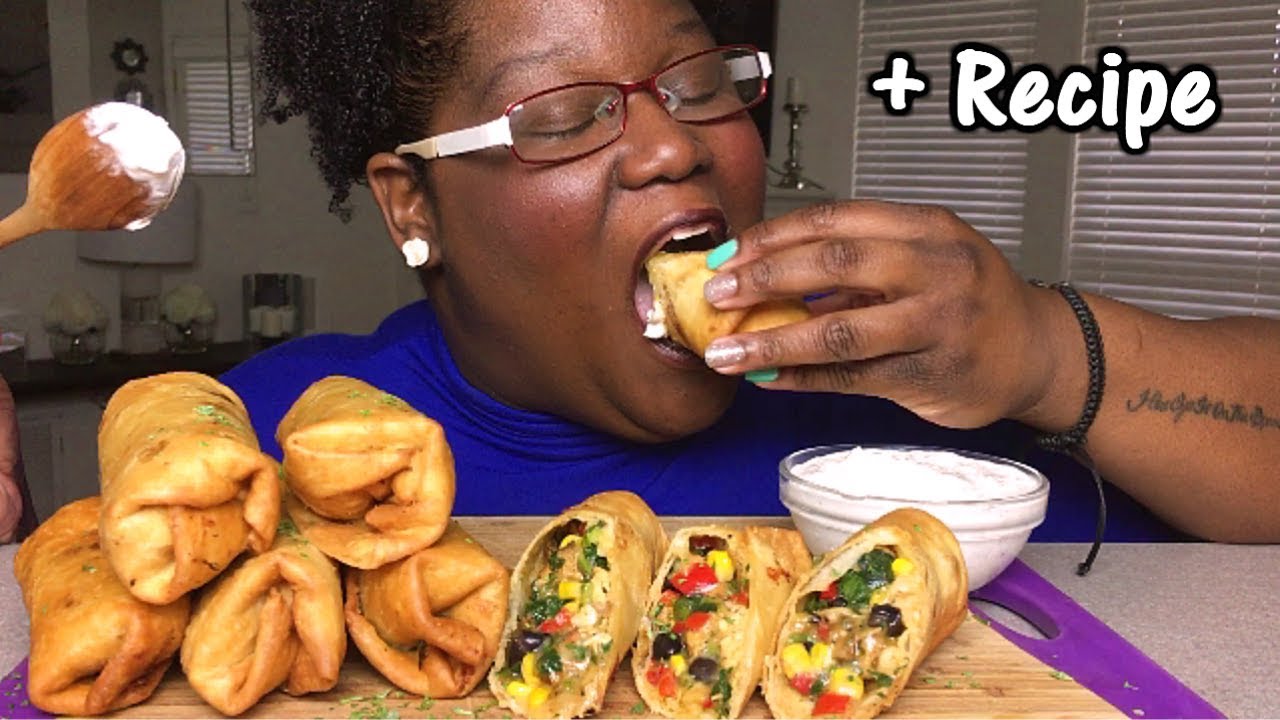 Southwestern Rolls 먹방 Mukbang + Recipe 남서풍 롤빵 무크 반 + 요리법