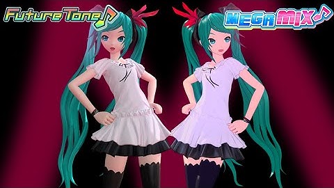 Project DIVA Future Tone Vs Megamix+ World Is Mine Comparison [PC] 4k Extra Extreme