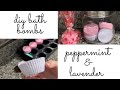 DIY Bath Bombs Recipe | Peppermint and Lavender | Simple Christmas Present | Easy Holiday Gifts