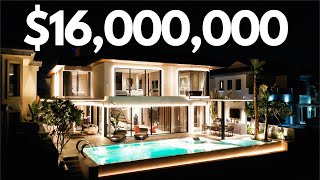 Touring a $16,000,000 luxury villa on the PALM JUMEIRAH with BEACH VIEWS in DUBAI