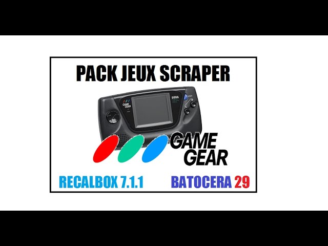 Pack Jeux Game Gear 