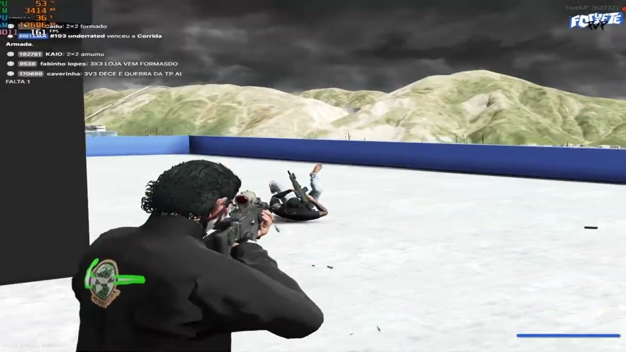 KAUAXT HIGHLIGHTS FIVEM PVP #1 ( 2 dias jogando no pc...)