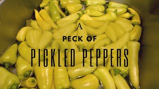 Pickling Banana Peppers and Making them ShelfStable