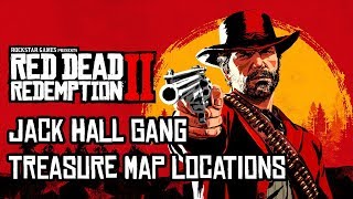 Red Dead Redemption 2 - All Jack Hall Gang Treasure Map Locations & Solutions (RDR2)