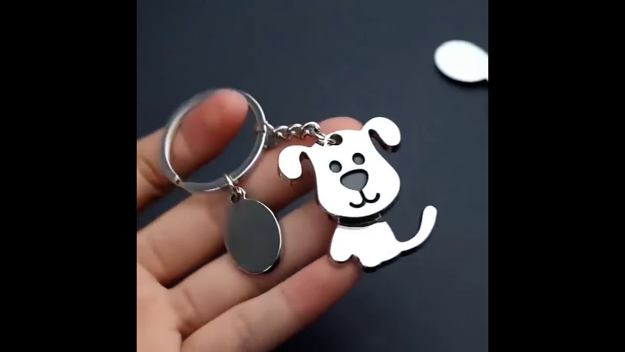 Hund Katze Form Schlusselanhanger Aus Metall Premium Qualitat Youtube