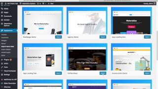 One Click Demo Import for Materialize WordPress theme