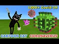 CARTOON CAT vs. 1000+ CORONAVIRUS (Covid-19) in Minecraft PE | THAT'S ALL, FOLKS!