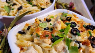 Creamy Cheesy Chicken Alfredo Pasta | Penne Pasta With White Sauce | 30 Minutes Easy Snacks | DK