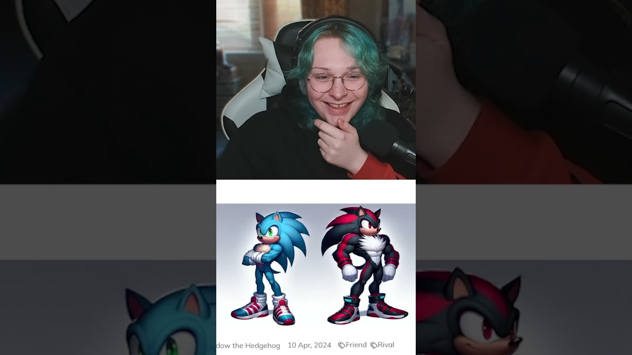 We found an AI slop Shadow the Hedgehog website | #qhostzip on #Twitch