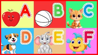 Phonics Song by Bingo | A for Apple | ABCD Phonic Song | Phonic Sounds A to Z