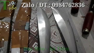 Dao Mèo rèn từ Nhíp Ô tô ,Dao nhíp làng An Tiêm , dao di rung ,  dao meo