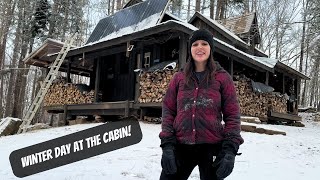 Winter Day At The Cabin | Making Bone Broth