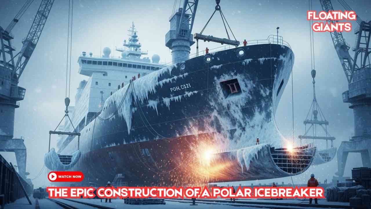 🚢 Polar Icebreaker | Engineering the Giants That Conquer Frozen Seas