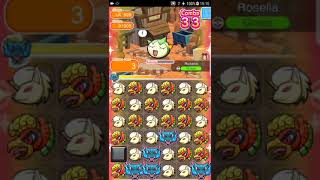 Pokemon Shuffle Mobile UX Stage 696 Roselia ITEMLESS『ポケとる スマホ版』