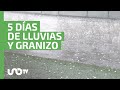 Estarn fuertes alerta por lluvia y granizo en estos estados durante 5 das