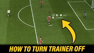 Celebrity How To Turn Off Trainer On FC 26 Profile
